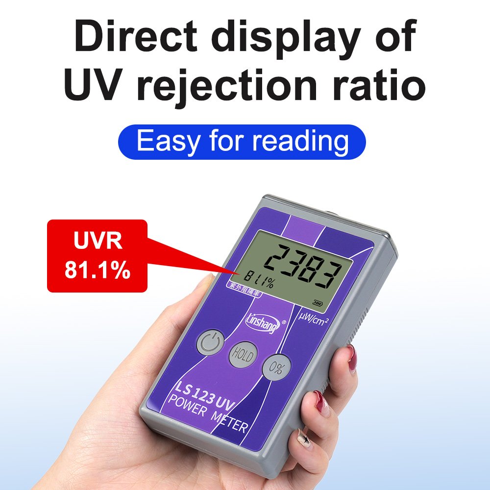 RTS LS123 UV Tester Solar Film Car Window Tint Checker UV Radiation Protective Tester UV Power Meter