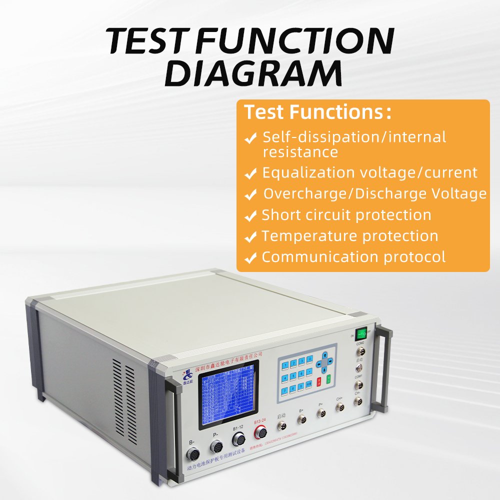 Lithium Battery Protection Board bms protection board test equipment load recycle life capacity battery tester 12 volt
