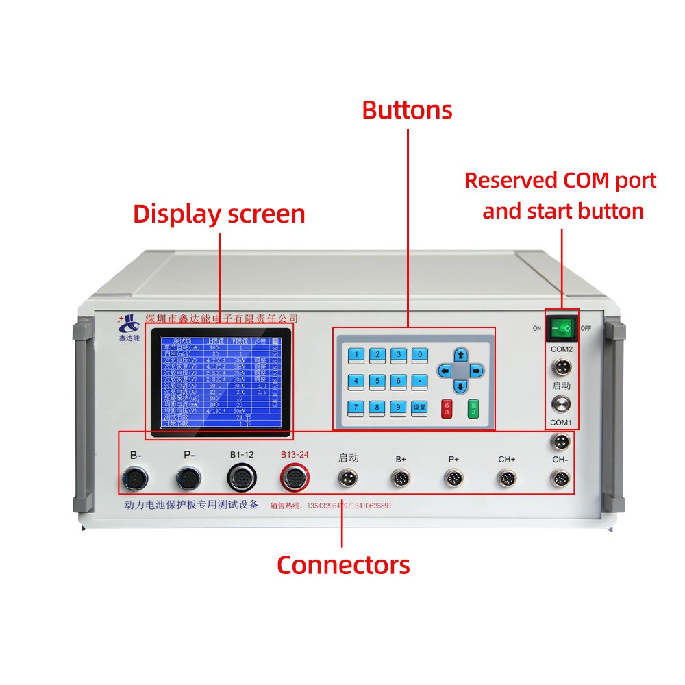 Lithium Battery Protection Board bms protection board test equipment load recycle life capacity battery tester 12 volt