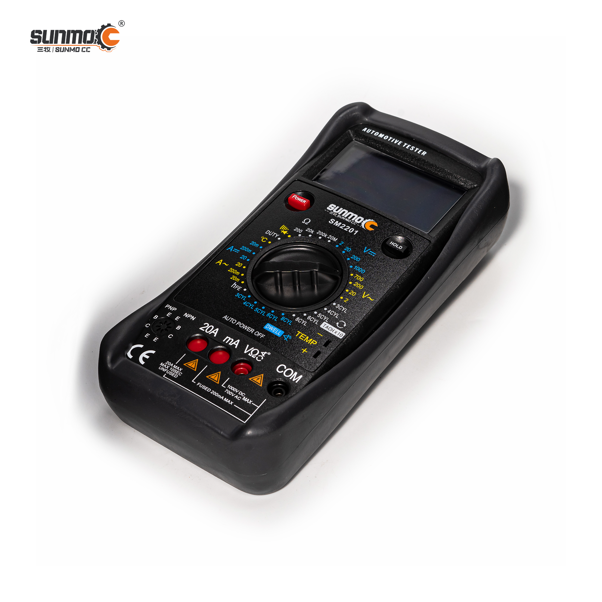 SUNMO Portable Digital AC/DC Multimeter with Backlight Electrical Diagnostic Tools on Sale