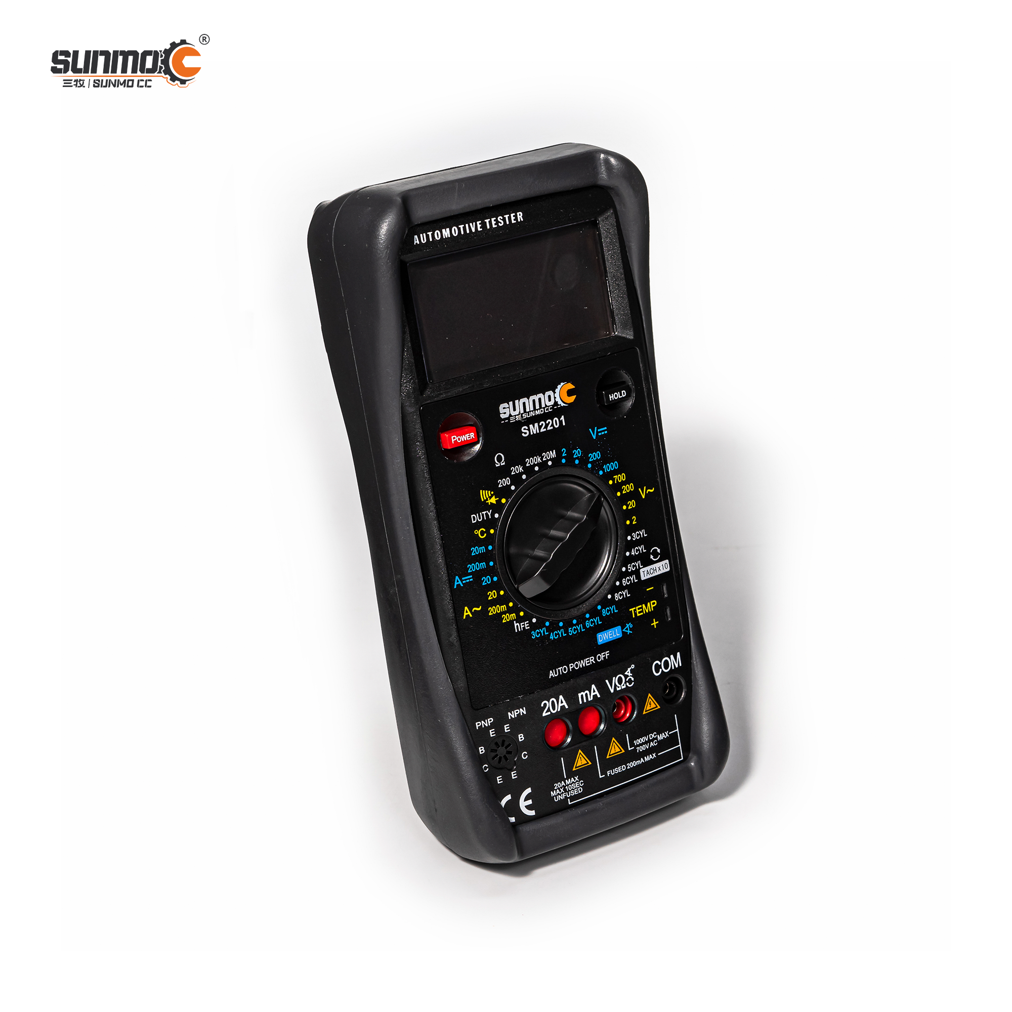 SUNMO Portable Digital AC/DC Multimeter with Backlight Electrical Diagnostic Tools on Sale