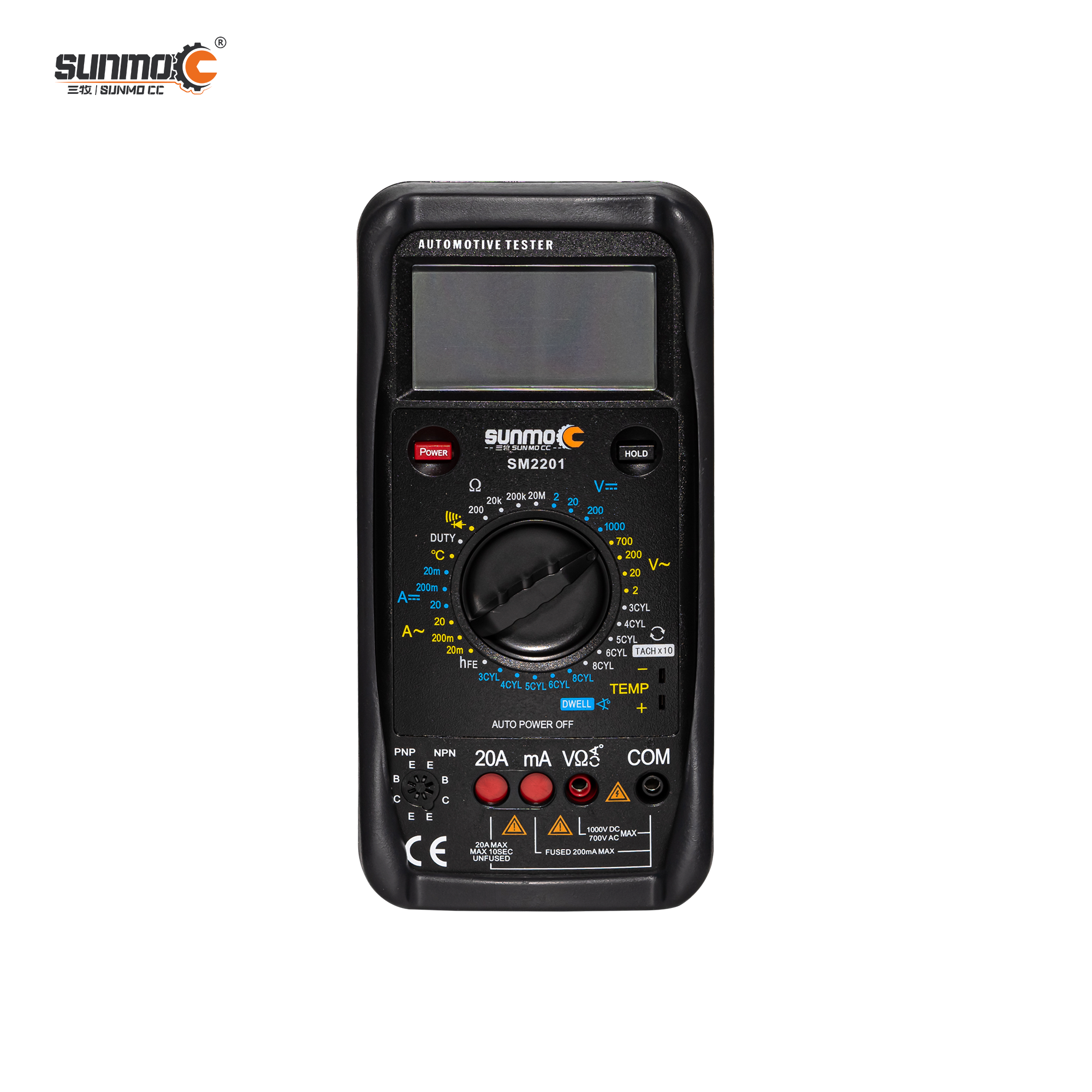 SUNMO Portable Digital AC/DC Multimeter with Backlight Electrical Diagnostic Tools on Sale