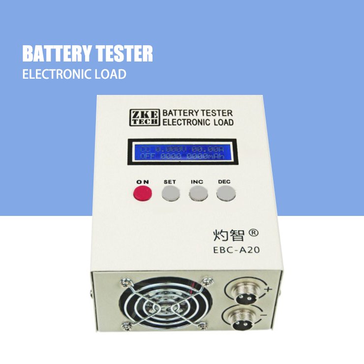 EBC A20 Lifepo4 Prismatic Battery Capacity Tester 5A Current Rechargeable EBCA40L Battery Testers