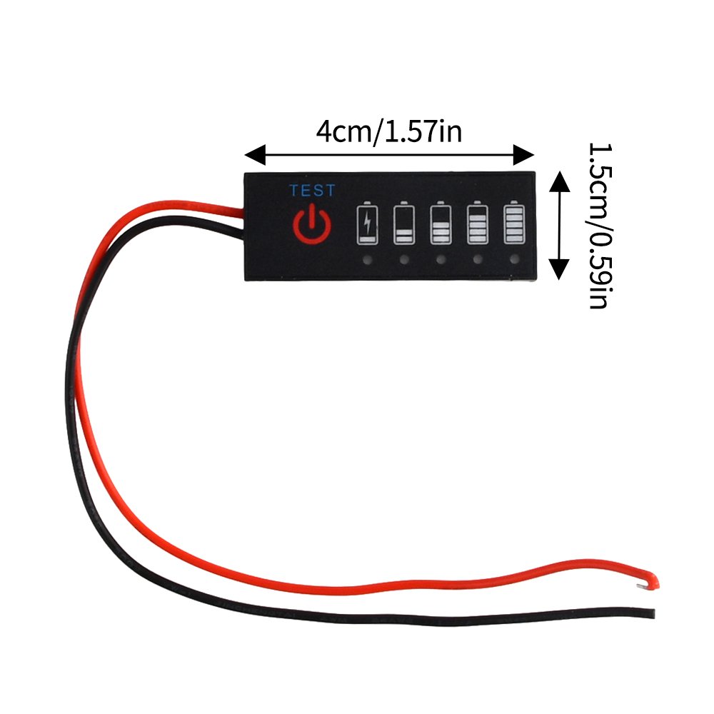 Battery Level Indicator 3-Series Ternary Lithium Battery Lithium Iron Phosphate Lead-Acid Battery Capacity Display Tester Meter