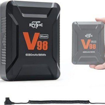 Portable V-base/V-lock camera battery 98Wh 15A Draw D tap to DC power supply Line V base
