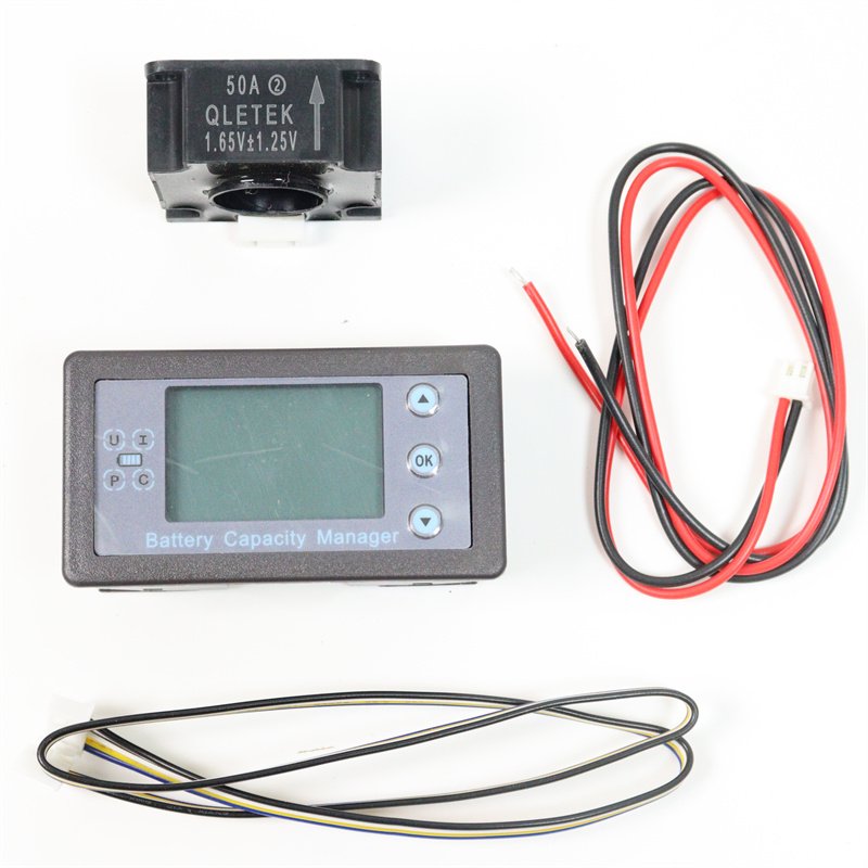 Car LCD Battery Monitor VA9510 DC 8-120V 100A 500A Battery Tester Voltage Current RV Battery Coulomb Meter Capacity Indicator