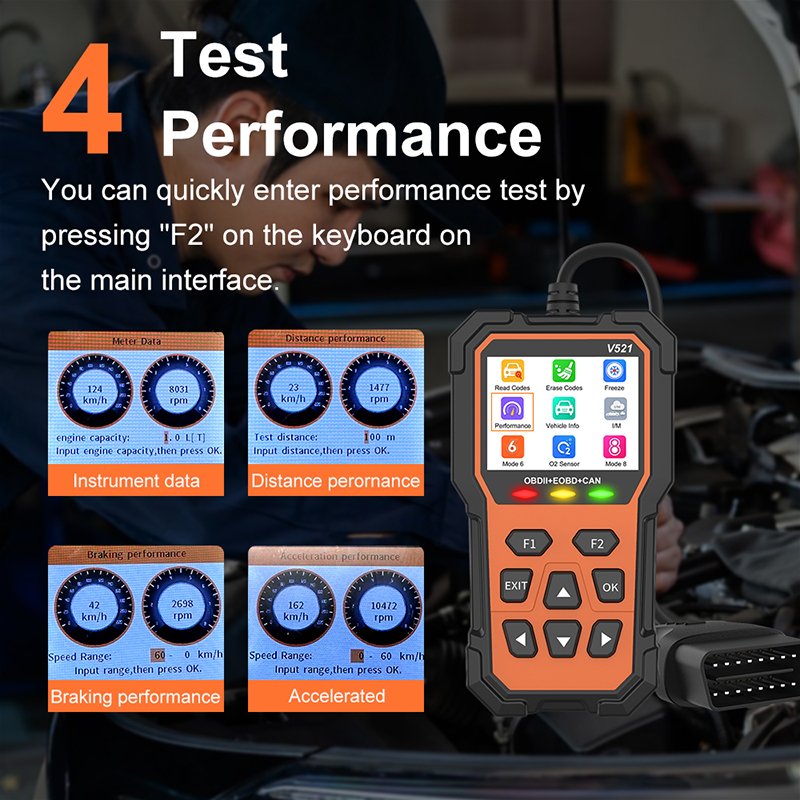 2024 New Design V521 Universal Code Faults Reader ELM327 OBD OBD2 Auto diagnostic Scanner OBDII Car Tester Engine Analyzer
