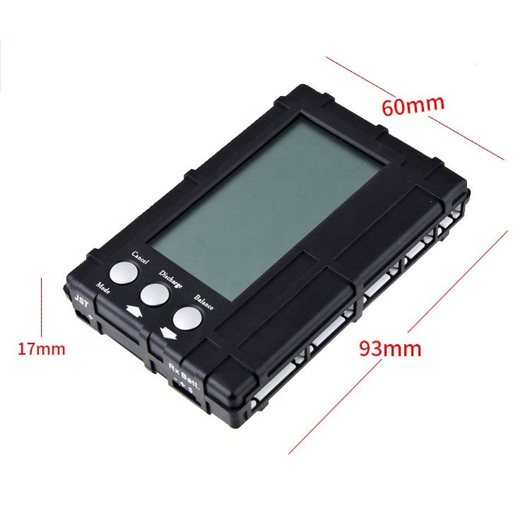 3 in 1 Battery Discharger Balancer Meter Tester Voltage Digital Battery Capacity Checker For RC 2-6S Lipo Li-Fe NiMH Battery