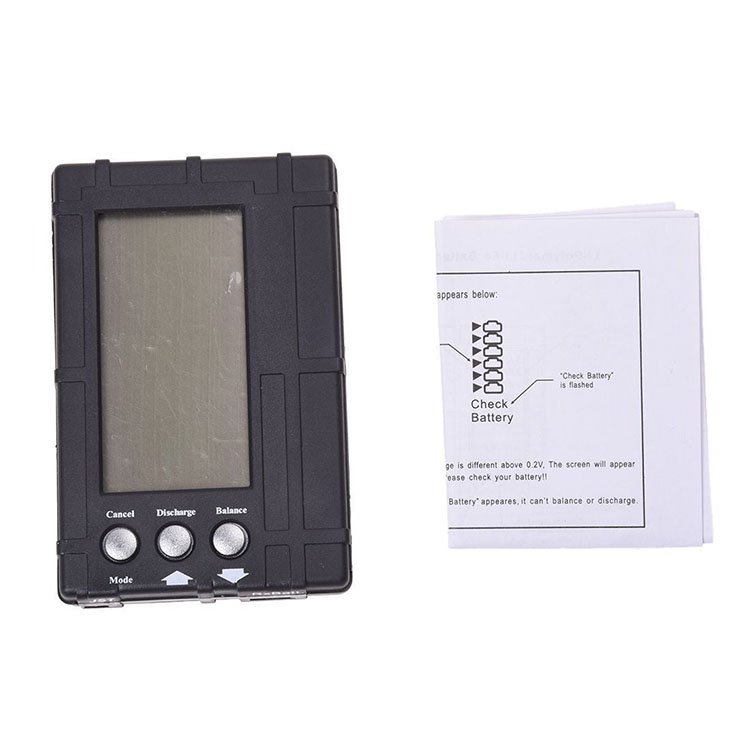 3 in 1 Battery Discharger Balancer Meter Tester Voltage Digital Battery Capacity Checker For RC 2-6S Lipo Li-Fe NiMH Battery