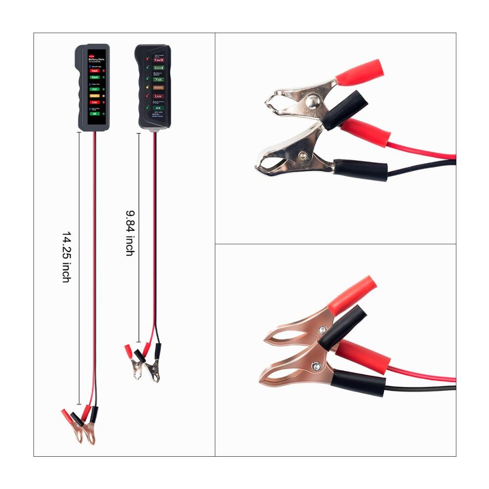 Vehicle Tools Car Battery Test 12v Diagnostic Tool Battery Load Bm310 Car Battery Tester Analyzer Alternator Check