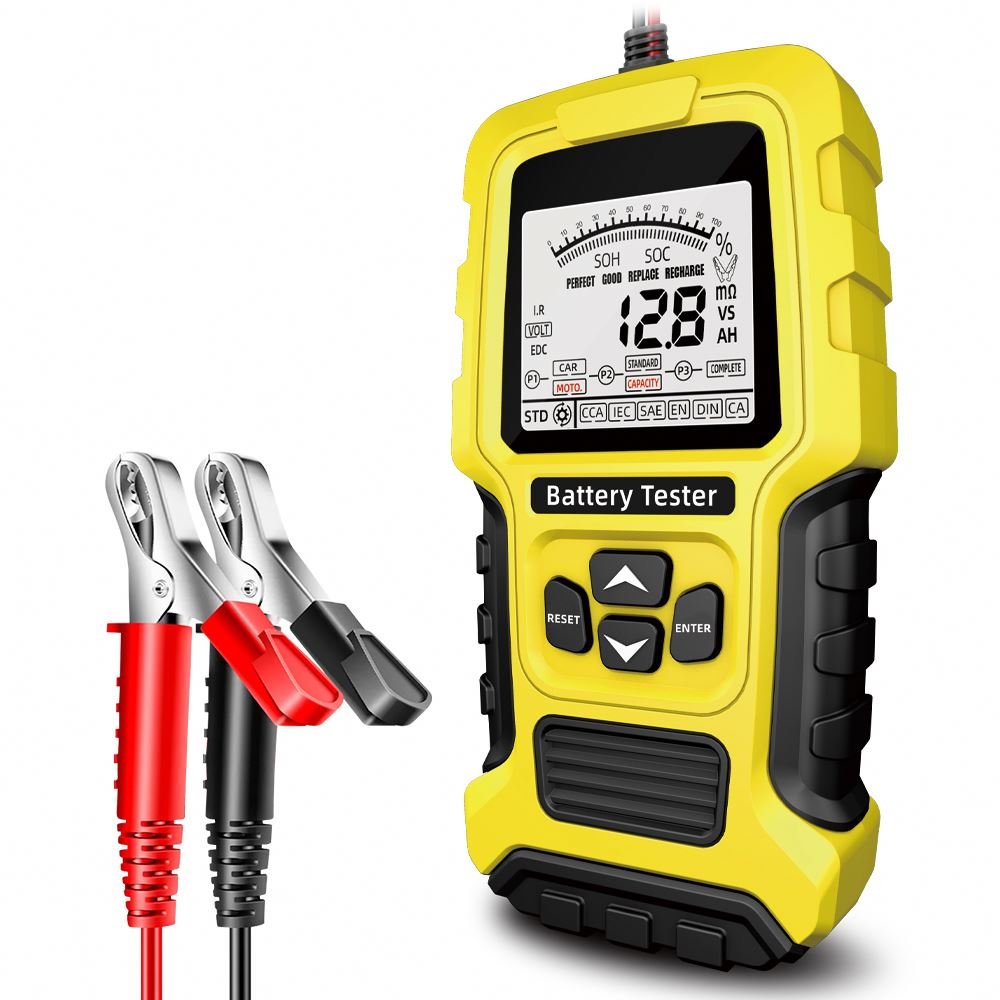 TK-200 12V24V Smart LCD Vehicle Lead Acid Battery Tester Advanced Diagnostic Tool for Trucks Motorcycles and Scooters