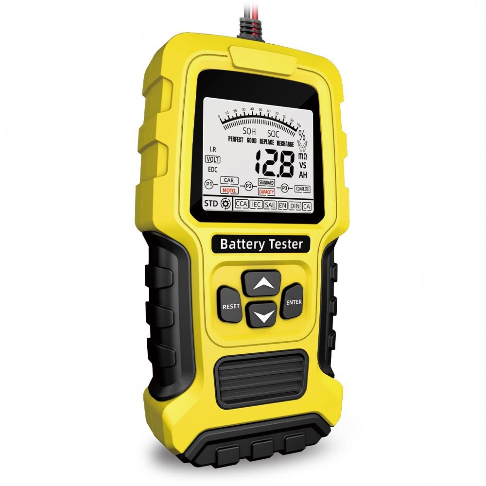 TK-200 12V24V Smart LCD Vehicle Lead Acid Battery Tester Advanced Diagnostic Tool for Trucks Motorcycles and Scooters