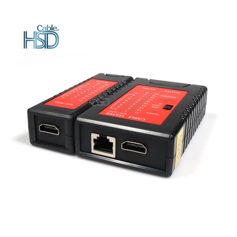 RJ45 network test LCD cable length tester wire tracker cable detector POE Ping cable tester RJ45