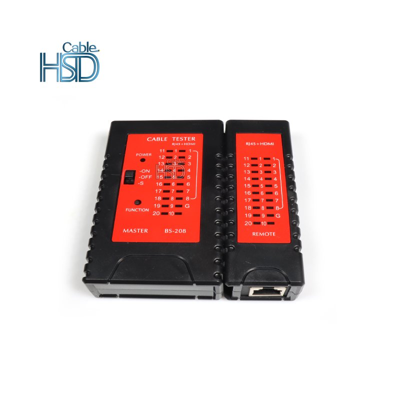 RJ45 network test LCD cable length tester wire tracker cable detector POE Ping cable tester RJ45