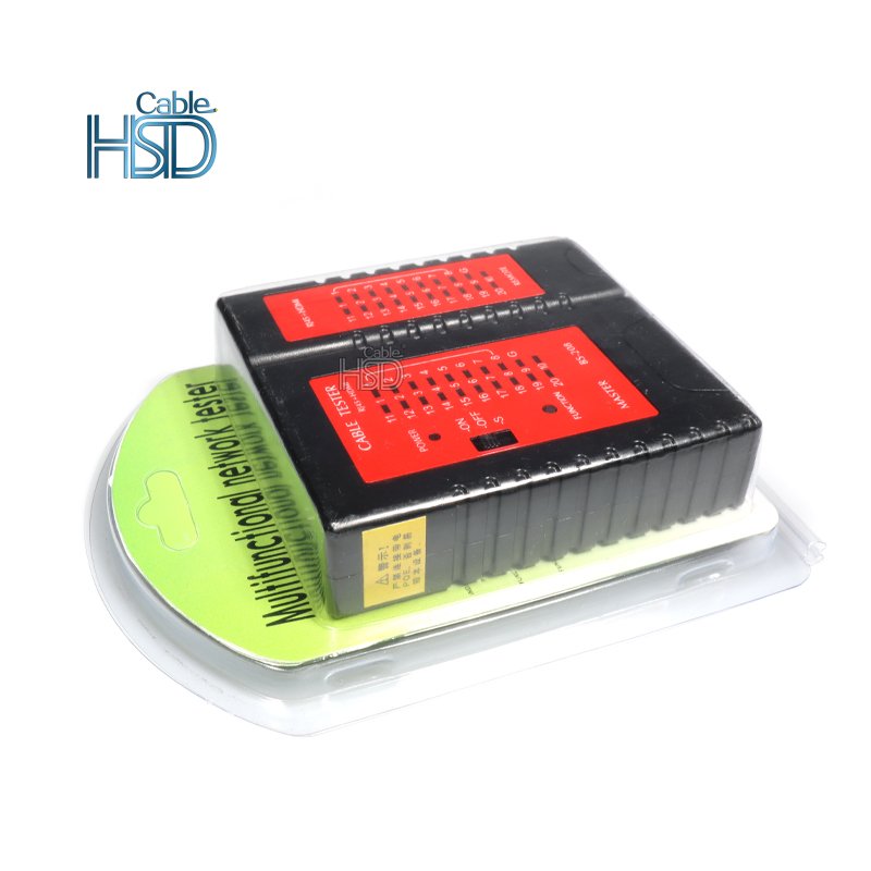 RJ45 network test LCD cable length tester wire tracker cable detector POE Ping cable tester RJ45