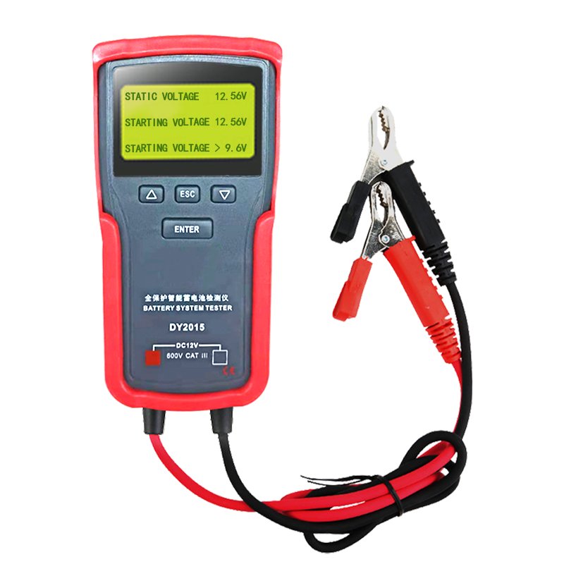 Portable car motorcycle 12v smart digital battery analyzer checker deep cycle tester