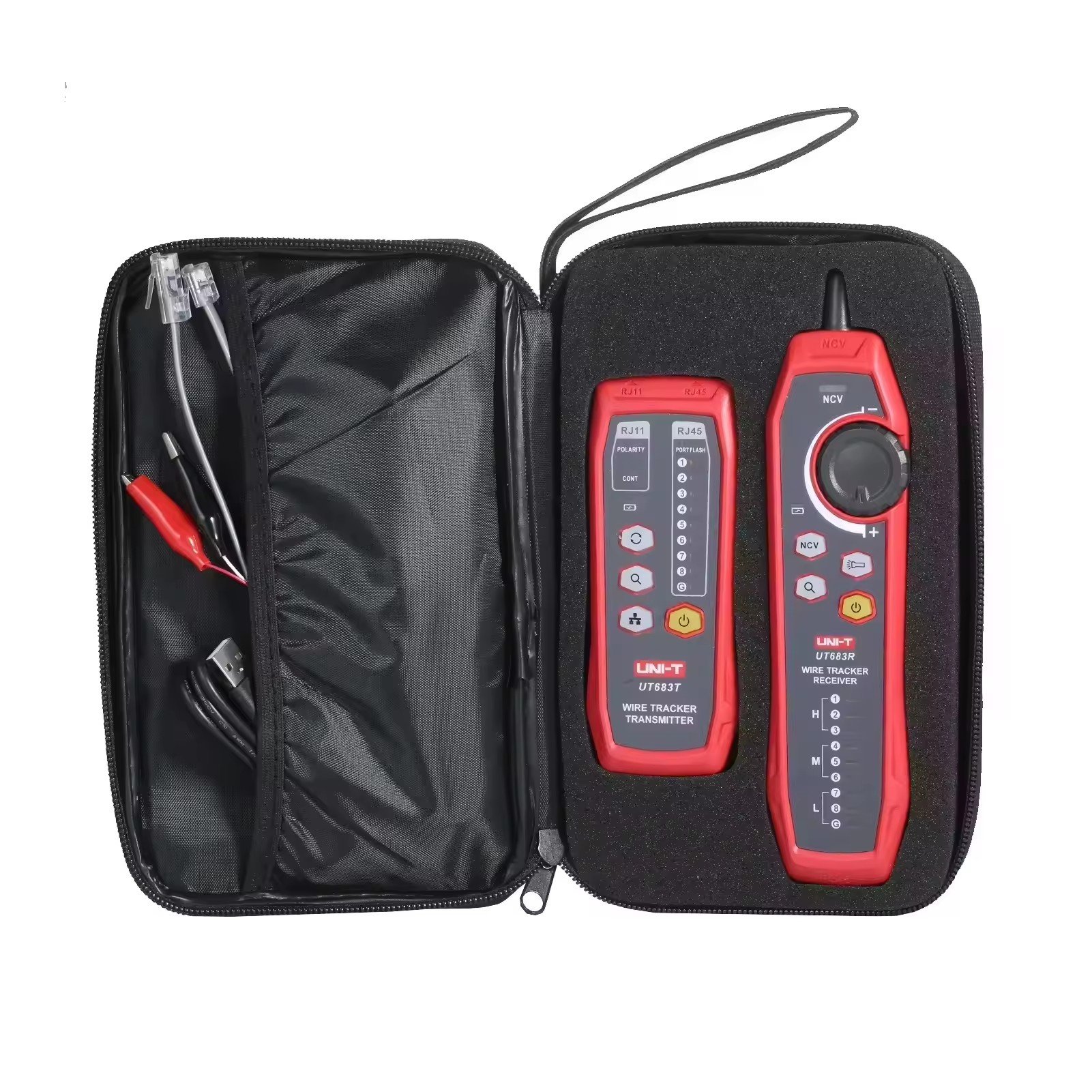 UNI-T UT683KIT Lan Tester Network Wire Tracer Cable Tracker RJ45 RJ11 Telephone Line Finder Repairing Networking Tool