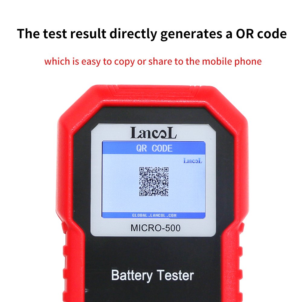 12V Lithium Lead Acid Battery Tester AGM GEL EFB 12V 24V Vehicle Battery System Test 40-3000CCA Continuous Test without Heating