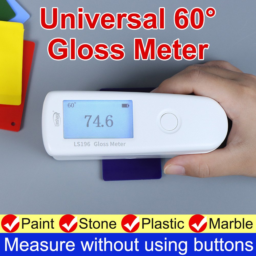 On Sale LS196 Single 60 Degree High Precise Gloss Tester Surface Glossmeter Gloss Meter for Sale
