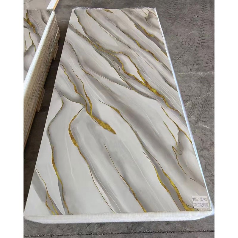 2024 hot sale colorful pvc marbel sheets Uv Laminated Plastic Sheet uv board
