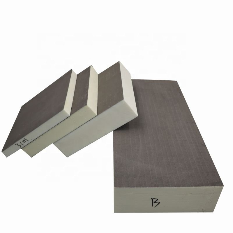 High density light weight fiberglass PIR / PU thermal insulation panel Cement mortar facing