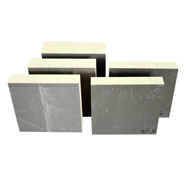 High density light weight fiberglass PIR / PU thermal insulation panel Cement mortar facing
