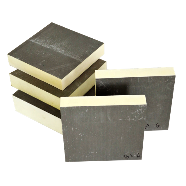 High density light weight fiberglass PIR / PU thermal insulation panel Cement mortar facing