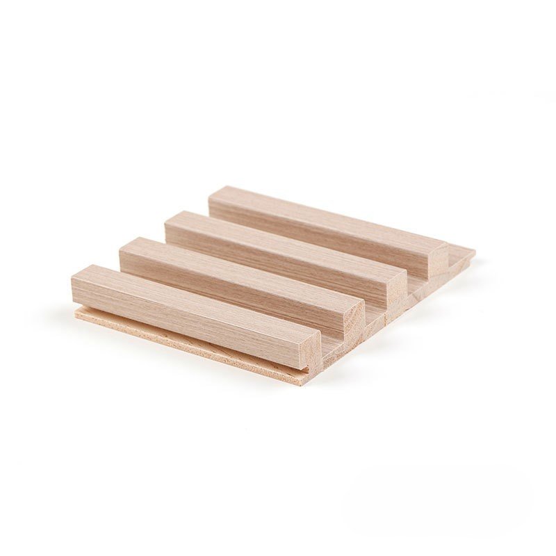 Solid Wood Grille Decorative Panel Wall Board Indoor Tv Background Wall Decorative Seamless Wall Panel