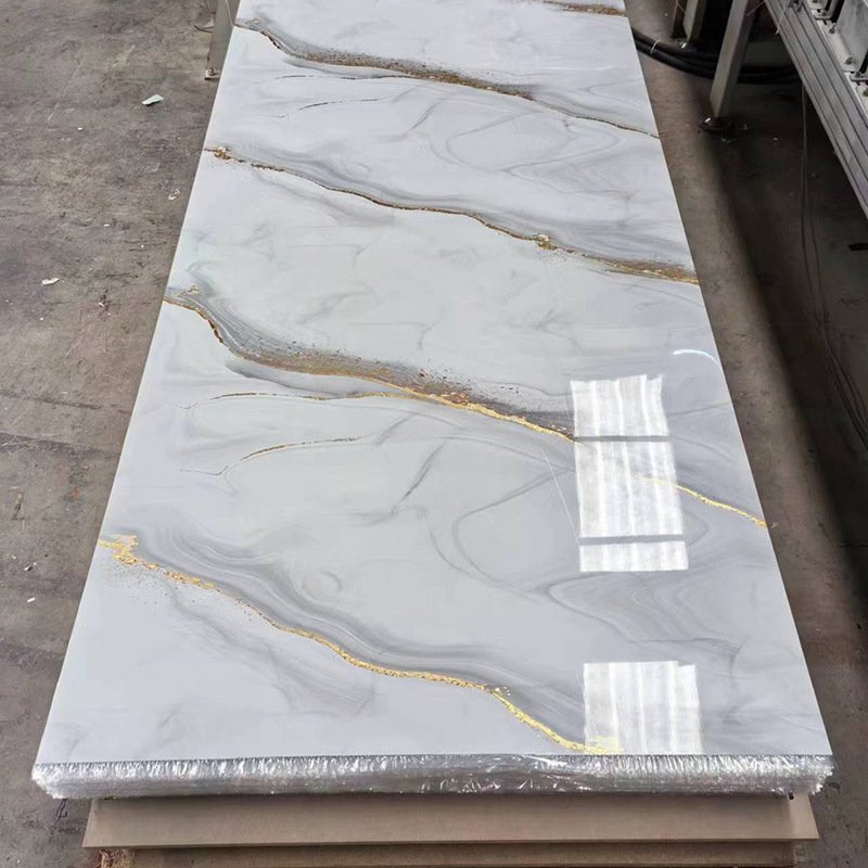 UV Marble PVC Wall Panels Sheet PVC Cladding Boards for TV Board