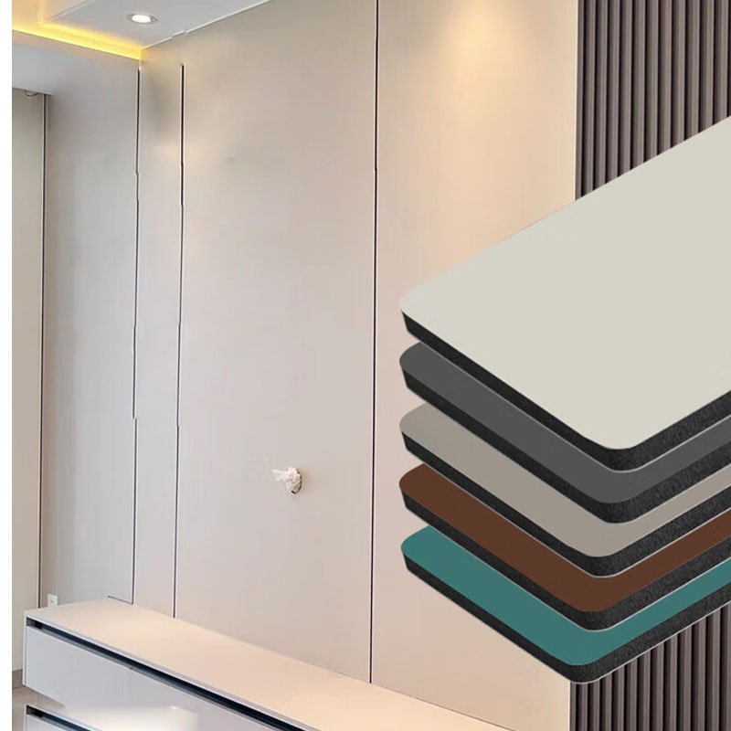 Competitive Price Custom Background Wall Living Room Bathroom Bedroom Charcoal Board Wood Veneer Decorative Wall Panels