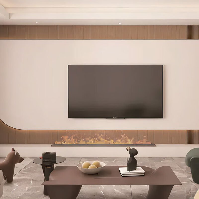 Competitive Price Custom Background Wall Living Room Bathroom Bedroom Charcoal Board Wood Veneer Decorative Wall Panels