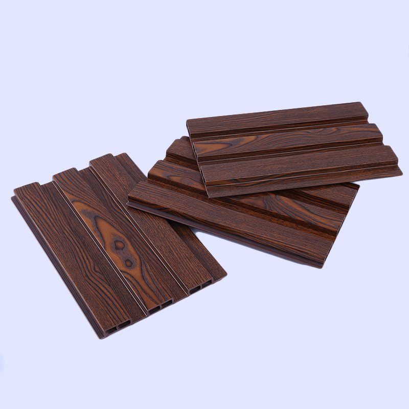 150 * 7.5mm ecological wood small great wall board paint free waterproof and fireproof indoor and outdoor protective wall green