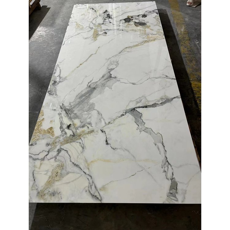 PVC marble wall panels Glossy matt Embossed can be customized color marble sheet & other panels interior decoration