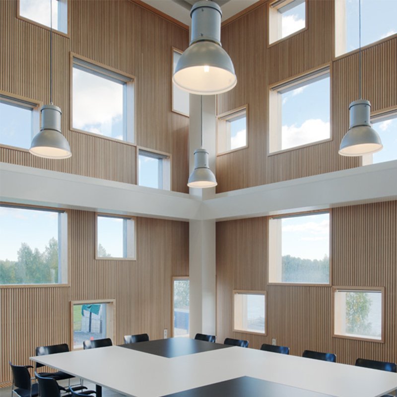 Indoor WPC Wall Board Decorative Wood Plastic Composites Wall Panel