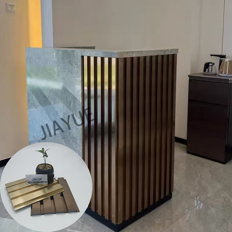 Stainless Steel Partition Great Wall Panel 3D Fluted Panels Metal Profile Decorative For Elevator Or Wall Cladding Decoration