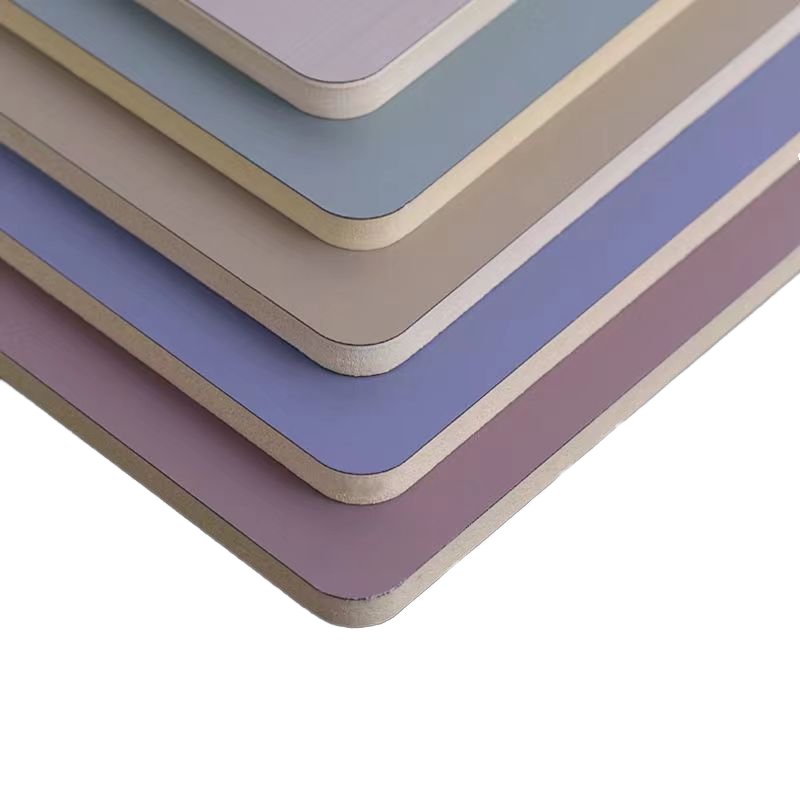 Customized Waterproof WPC Wall Panel Bamboo Wood Fiber Carbon Crystal Board Wood Veneer