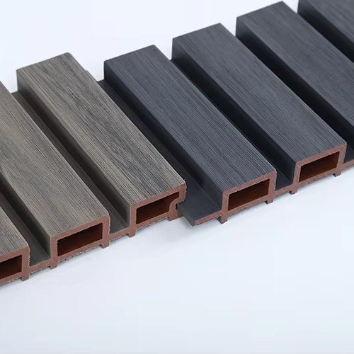 10% off Factory Indoor Decor Wood Plastic Composite PVC Coating Cladding Fluted Wall Board Interior and Outdoor WPC Wall Panel