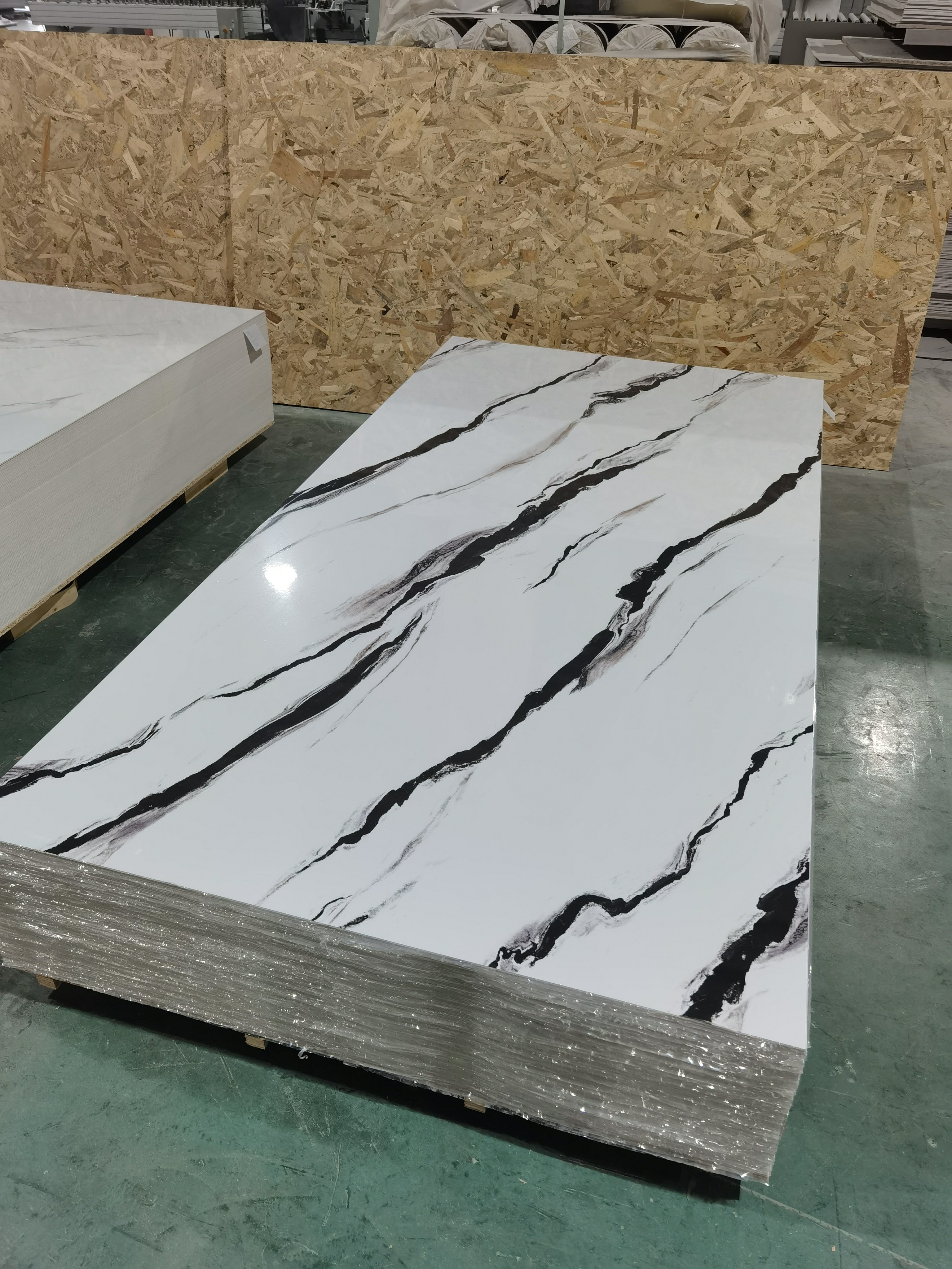 High quality 1220*2440mm Pvc Marble Sheet Interior Wall Panel Pvc Marble Sheet/ SPC WALL BOARD Marble Alternative UV Wall Board