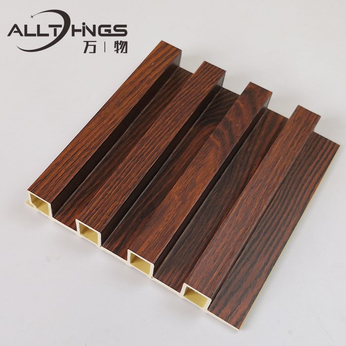 160*24mm building wood plastic composite cladding Other board 3d wpc fluted decorative interior wall panels