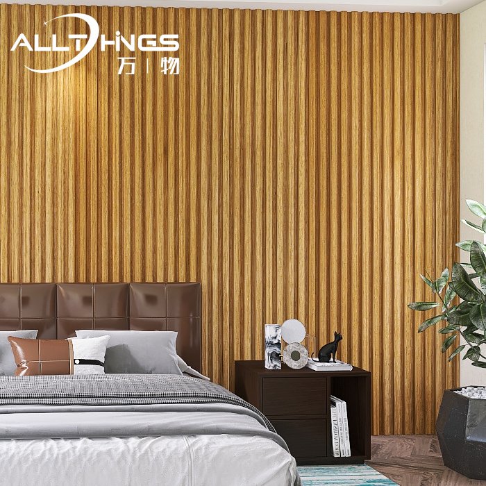 160*24mm building wood plastic composite cladding Other board 3d wpc fluted decorative interior wall panels