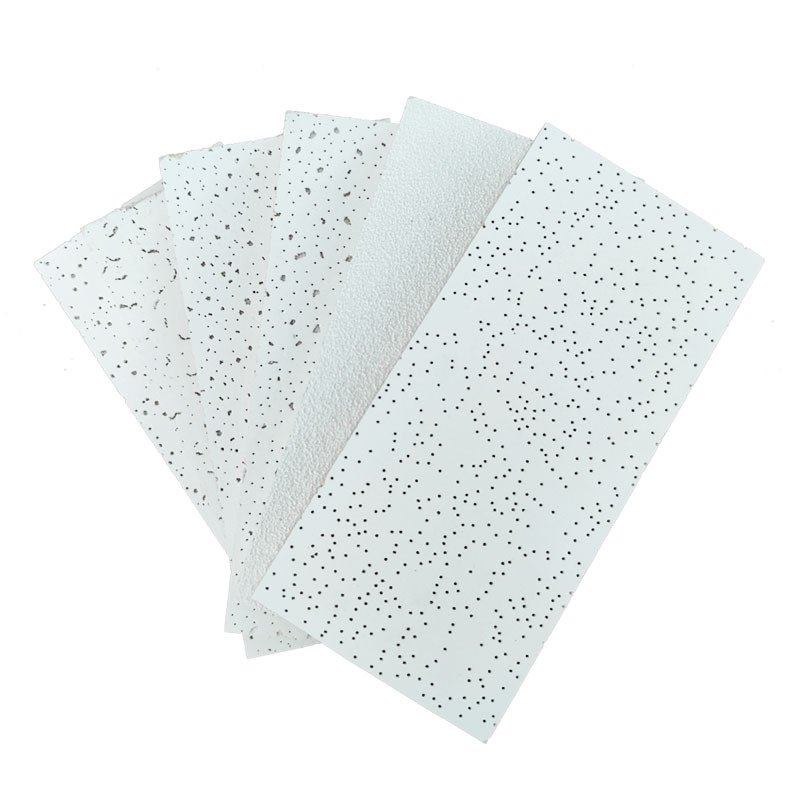 2024 Mineral Wool Board Office Building False Ceiling Boards Acoustic Mineral Fiber Tiles