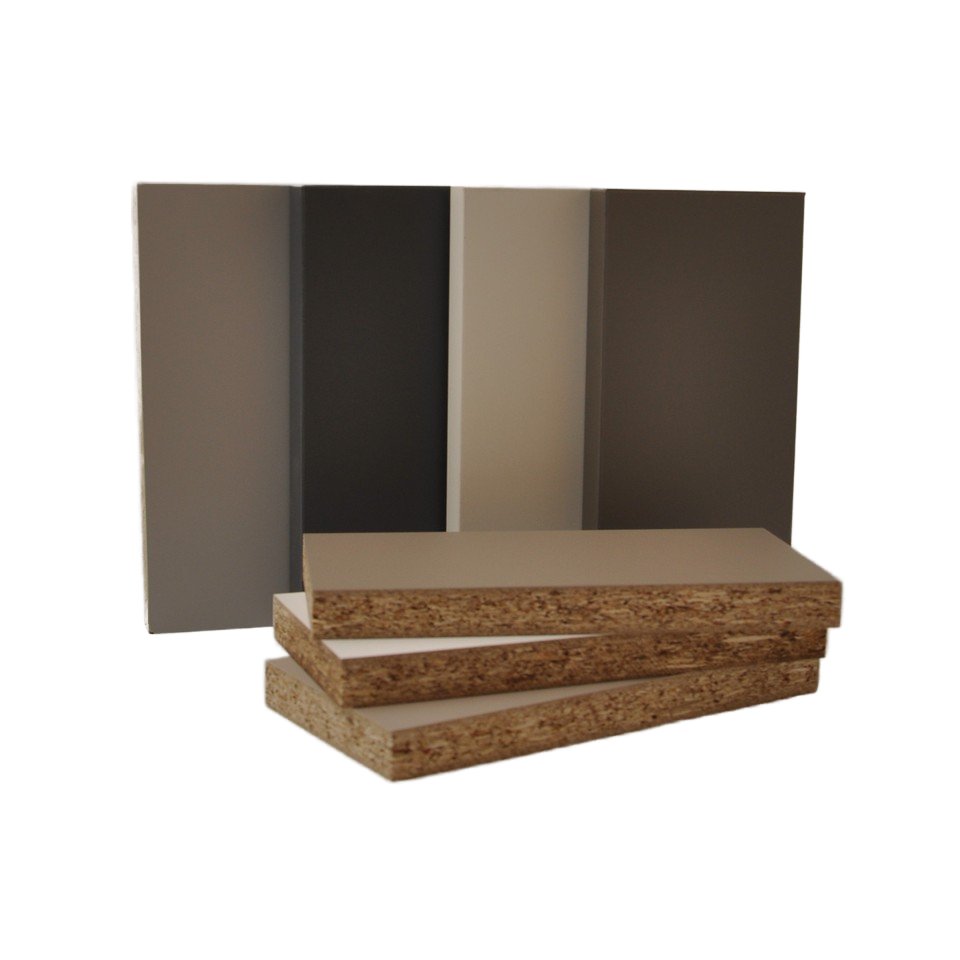 High quality 1220*2440mm PET laminated E0 particle board PET oriented strand board