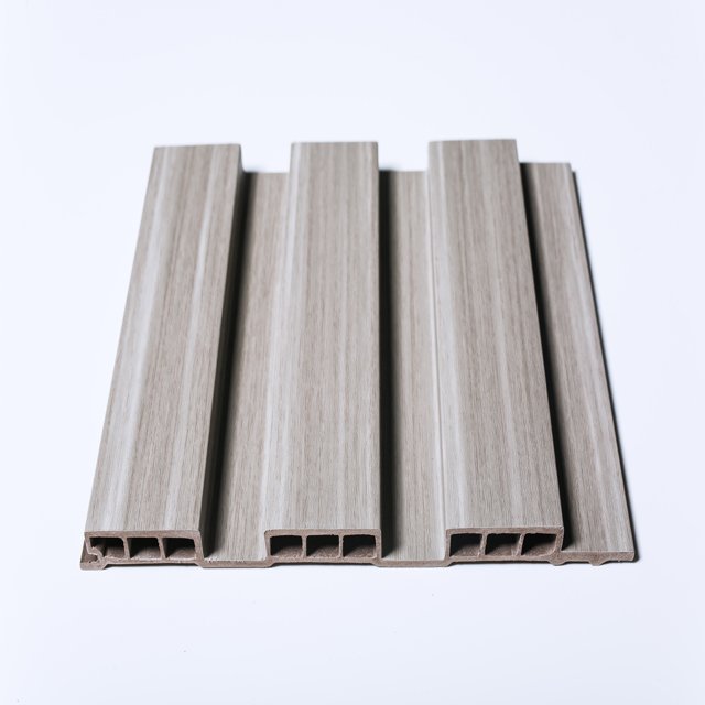 Top Quality Eco-Friendly 3D WPC Wall Panel Bamboo Fluted Panels Wallboard for Interior home decor