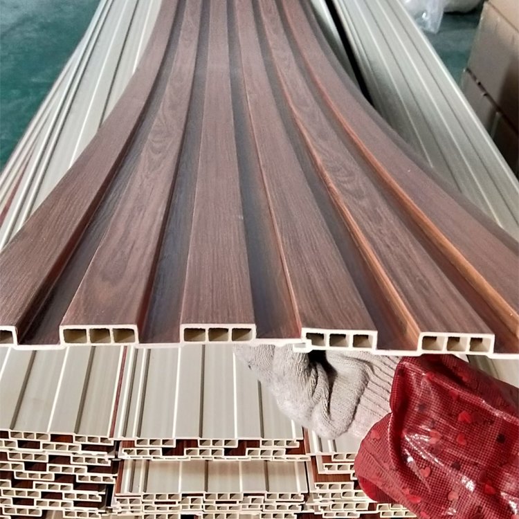 Top Quality Eco-Friendly 3D WPC Wall Panel Bamboo Fluted Panels Wallboard for Interior home decor