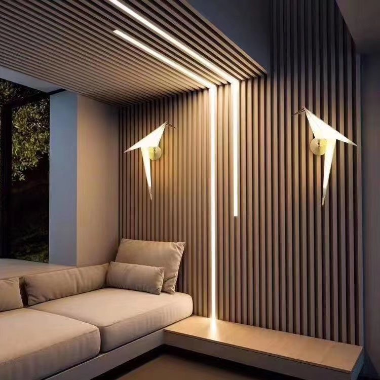 Top Quality Eco-Friendly 3D WPC Wall Panel Bamboo Fluted Panels Wallboard for Interior home decor