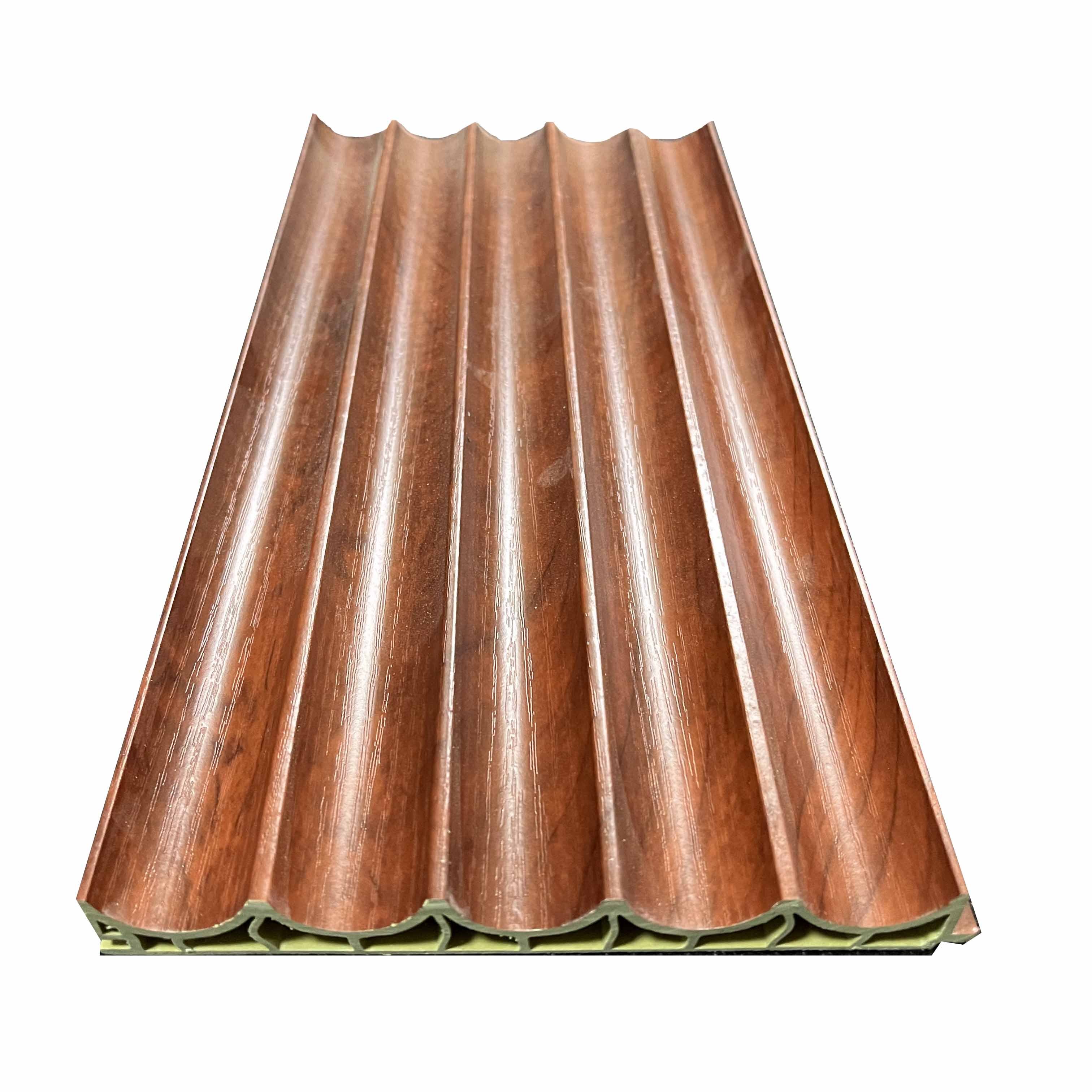 Louvers Interior Eco Wooden Cladding Board Indoor Wood Plastic Composite WPC Wall Panel