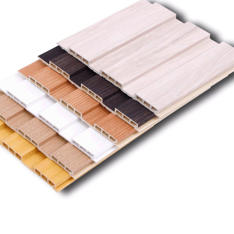 Louvers Interior Eco Wooden Cladding Board Indoor Wood Plastic Composite WPC Wall Panel