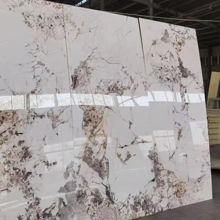 Waterproof PET Marble Bamboo charcoal fiber wall panel wood veneer WPC wall panel PVC Foam Board Modern Artificial Stone