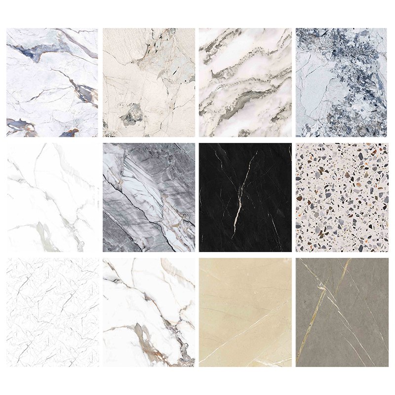 Waterproof PET Marble Bamboo charcoal fiber wall panel wood veneer WPC wall panel PVC Foam Board Modern Artificial Stone