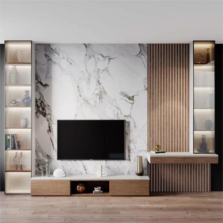Hot Sale Marble Interior Walls Decoration PVC Board Easy Installation UV Panel Indoor UV Wall Sheet